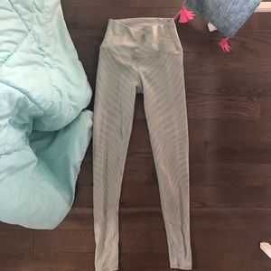 ALO striped yoga pants